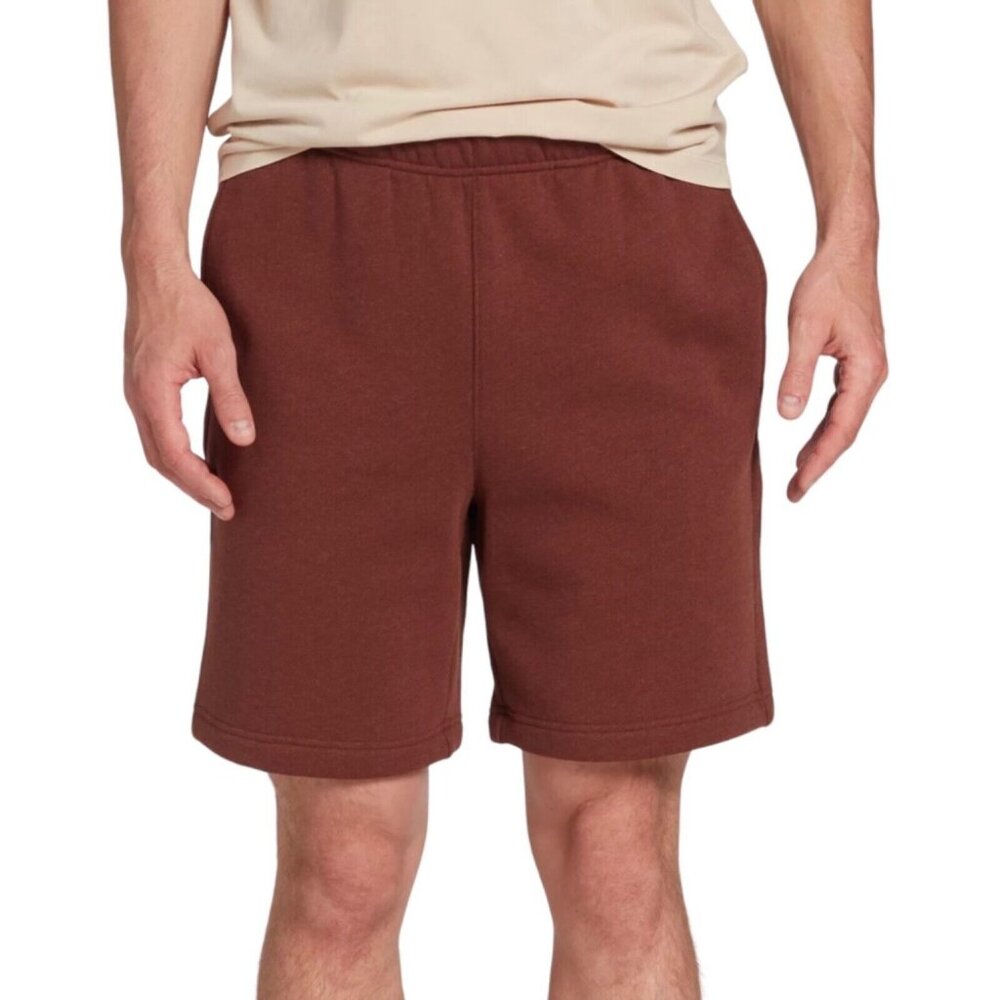 VRST Men Size XL Earth Brown Heather 8”‎ Classic Fleece Pockets Shorts NEW